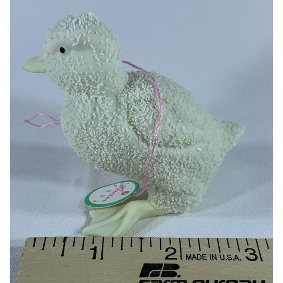 Vintage Dept 56 Easter 1993 Textured Cream Duckling Figurine 7281-8 Porcelain Sm - Picture 14 of 14
